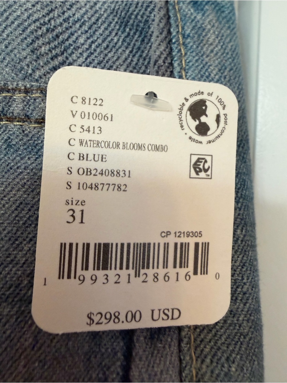 We The Free watercolor Bloom combo jeans - Picture 13 of 16
